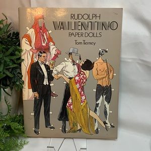 Vintage 1979 Rudolph Valentino paper dolls by Tom Tierney